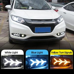 HONDA HR-V 2013-2018 V3 COBERTOR NEBLINEROS LED + BLANCO Y ÁMBAR