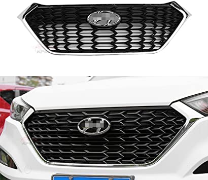 71Z1rtsef9L._AC_SY355_ HYUNDAI TUCSON 2016-2018 GRILL - PARRILLA NEGRO CON BORDES CROMADOS