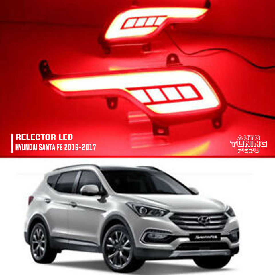 A1 HYUNDAI SANTA FE 2016-2018 REFLECTOR LED + 3 FUNCIONES