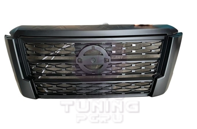 Diseño sin título (9) NISSAN NP300 FRONTIER NAVARA 2021 GRILL - PARRILLA NEGRO MATE O CROMADO