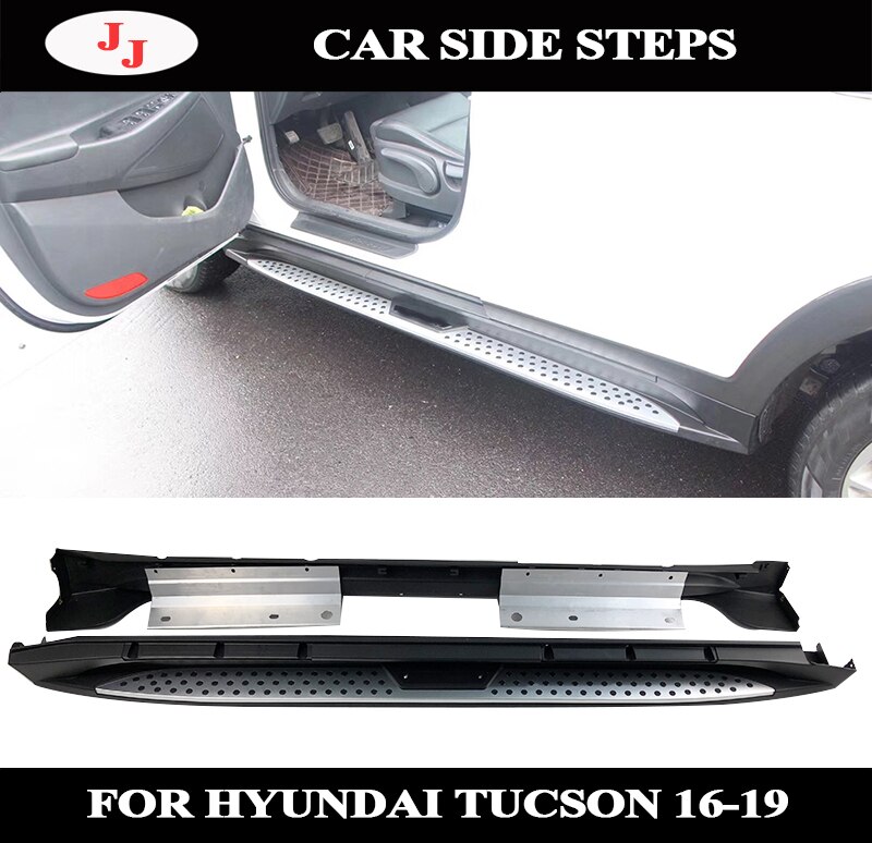 Estribo-lateral-de-coche-barras-nerf-para-Hyundai-tucson-2016-2017-2018-2019-pedal-de-aluminio HYUNDAI TUCSON 2016-2020 V1 ESTRIBOS DE ALUMINIO REFORZADO