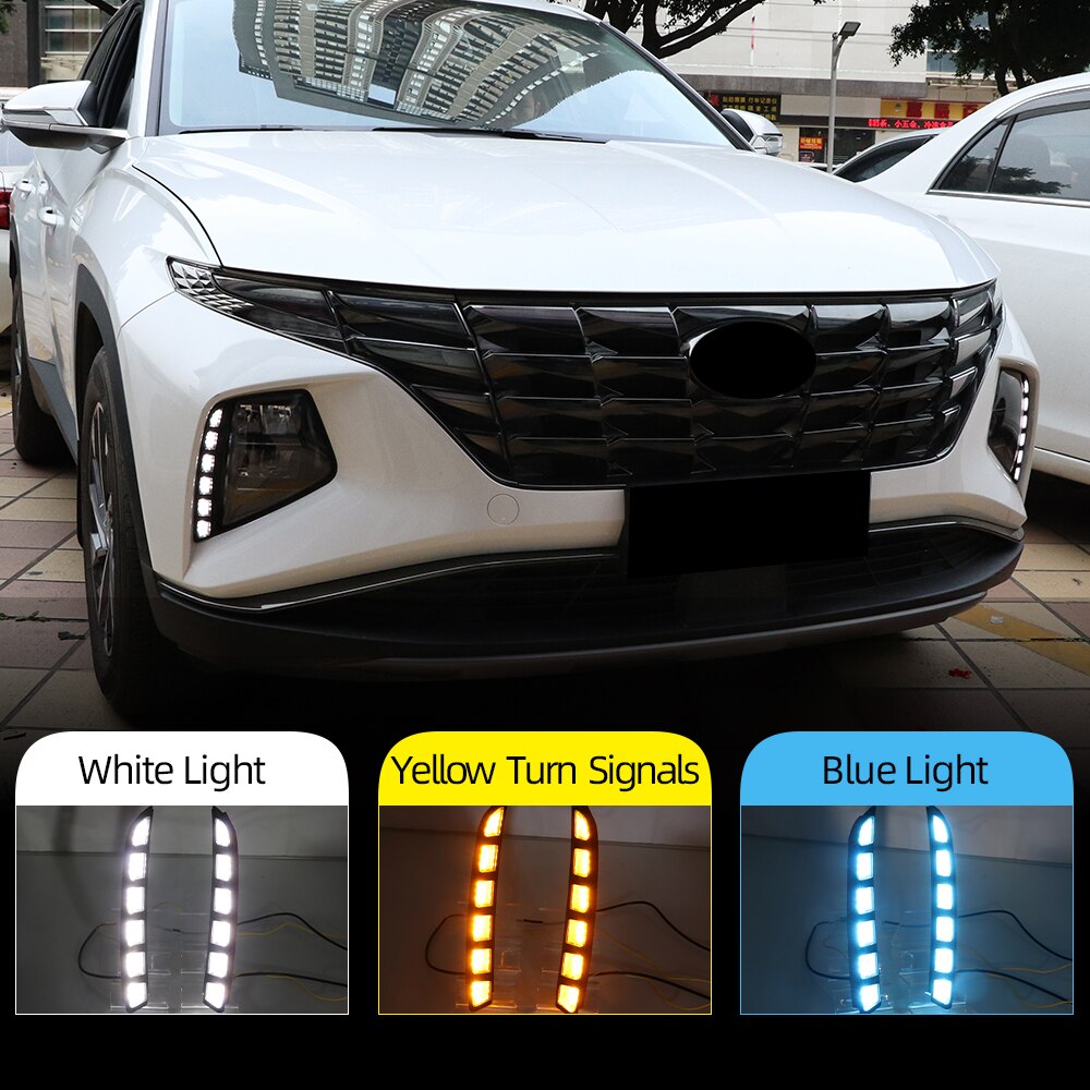 mainimage0Luces-de-circulaci-n-diurna-para-Hyundai-Tucson-2021-2022-LED-DRL-se-al-de-giro HYUNDAI TUCSON 2021 DRL + BLANCO, ÁMBAR Y AZUL