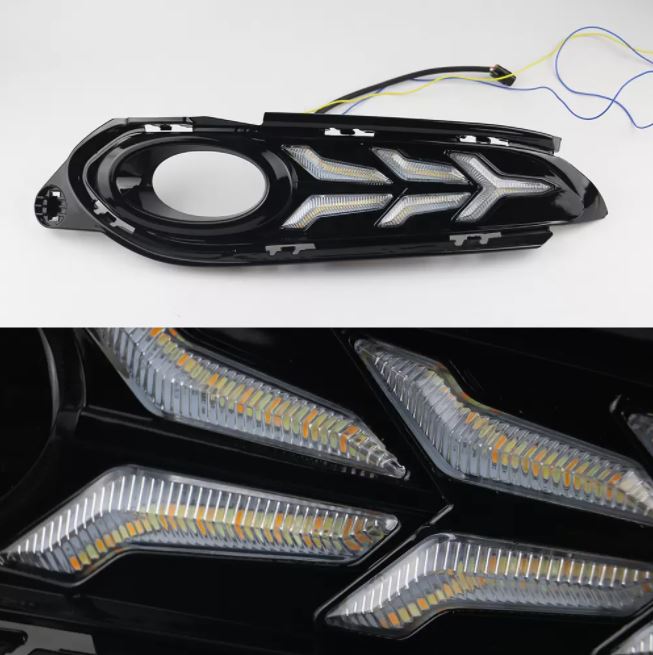 sdfef HONDA HR-V 2013-2018 V1 COBERTOR NEBLINEROS LED + BLANCO Y ÁMBAR